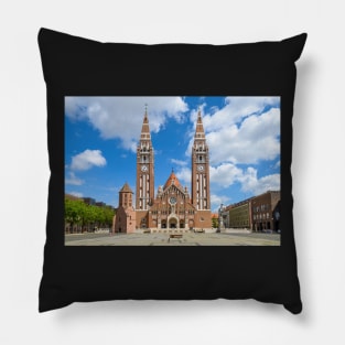 Votive Church in Szeged, Hungary Pillow