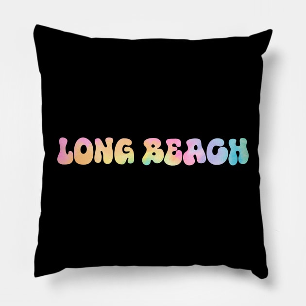 Long Beach Pillow by bestStickers