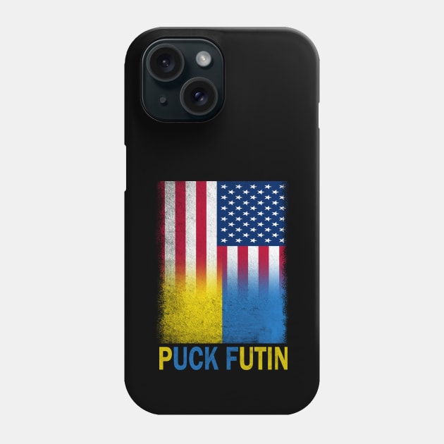 Puck Futin, I stand with Ukraine Phone Case by DODG99