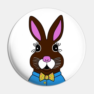 MISTER Bunny Funny Easter Bunny Pin