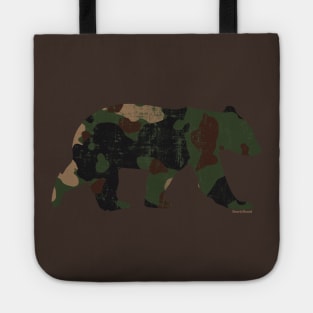 Mens Camouflage Daddy Bear | BearlyBrand Tote