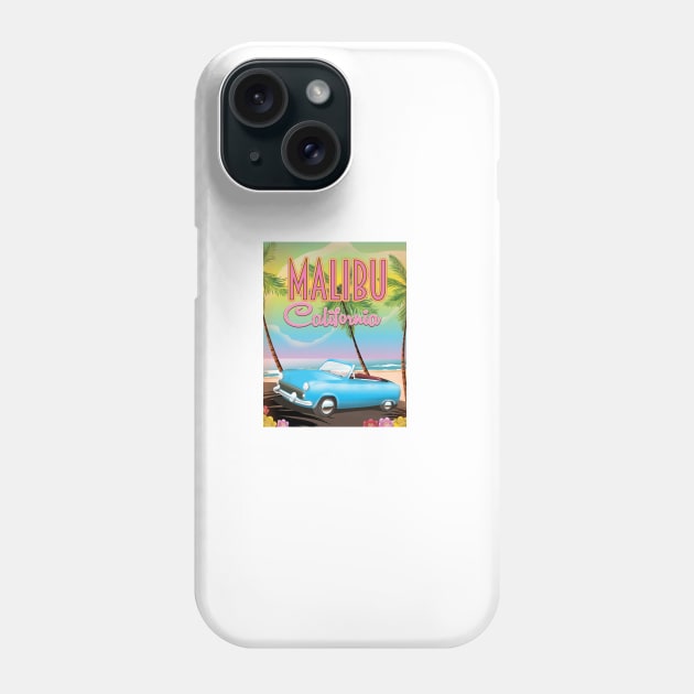 Malibu California Sunse Phone Case by nickemporium1