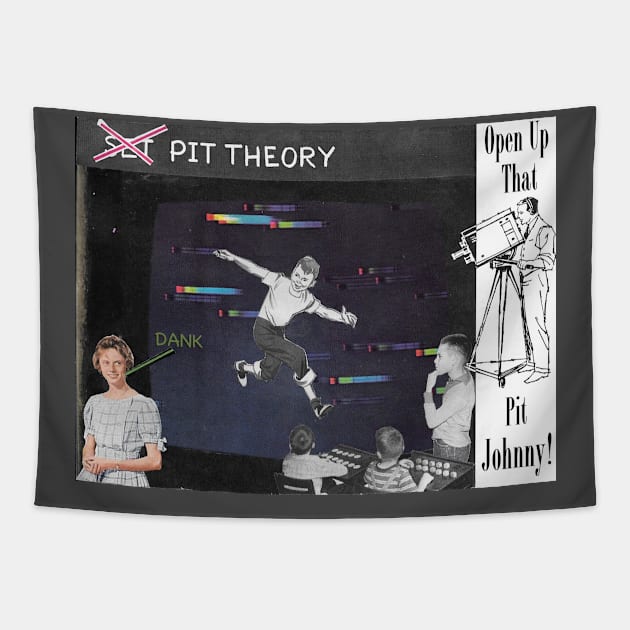 Mosh Pit Theory Tapestry by The Badin Boomer