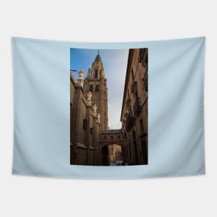 Spain. Toledo. Cathedral. Bell Tower. Tapestry