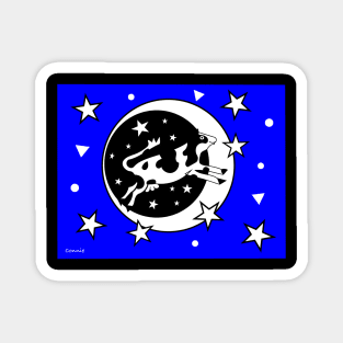 Cow Over the Moon Magnet