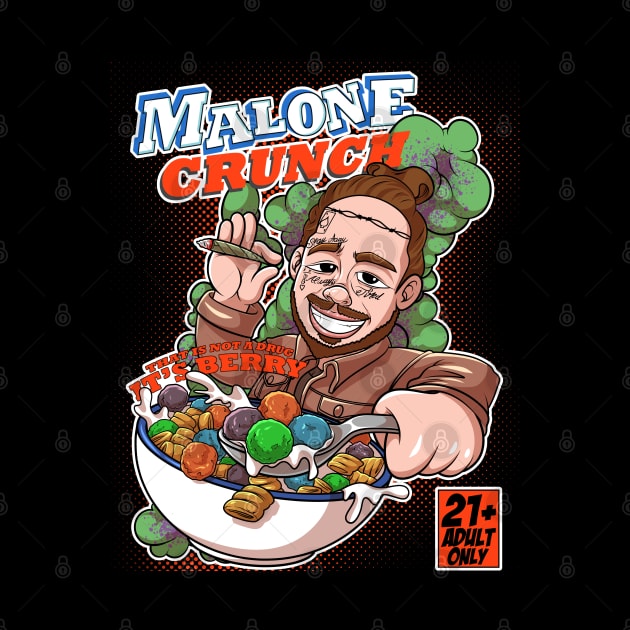 Malone Crunch Illustration by namanyastudios
