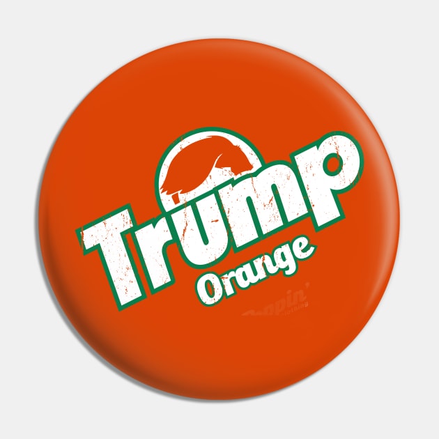 TRUMP - Orange Crush Pin by hamiltonarts