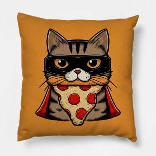 Pizza Cat Super Hero Pillow