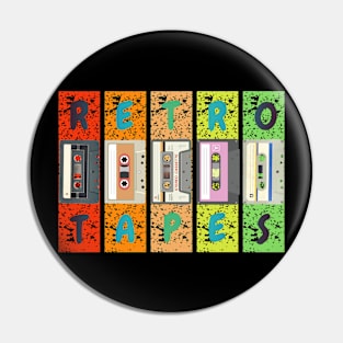 Vintage Cassette Tapes Pin