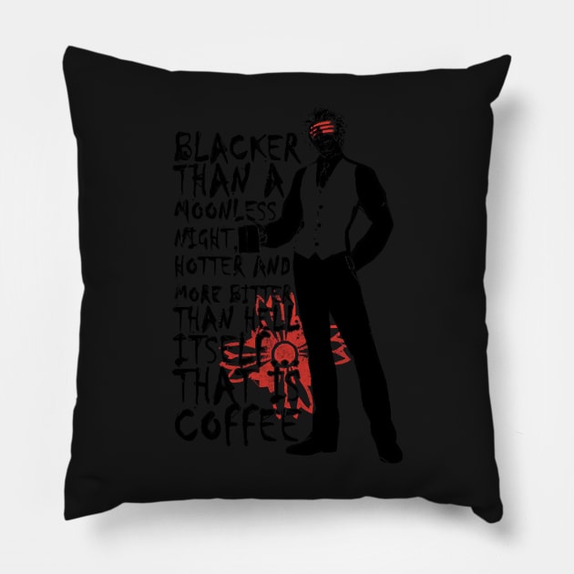 Dark fragrance of coffee Pillow by Welde2002