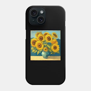 Van Gogh's Still Life "Sunflowers" Tribute Phone Case