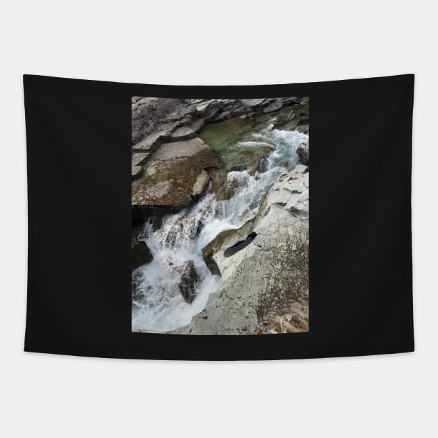 White Water Stream Tapestry by Sparkleweather