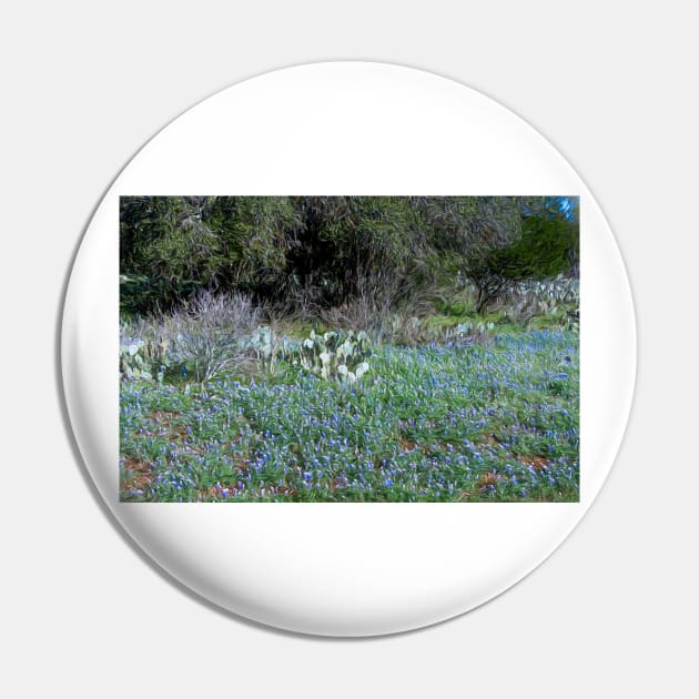 Texas Hill Country Bluebonnets in Spring Pin by Debra Martz