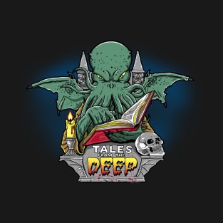 Tales from the Deep Cthulhu 80's Horror Mashup T-Shirt