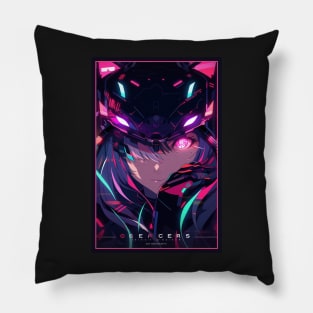 Anime Cat Girl | Quality Anime Design | Chibi Cat Girl Miaw | Manga Anime Art Pillow