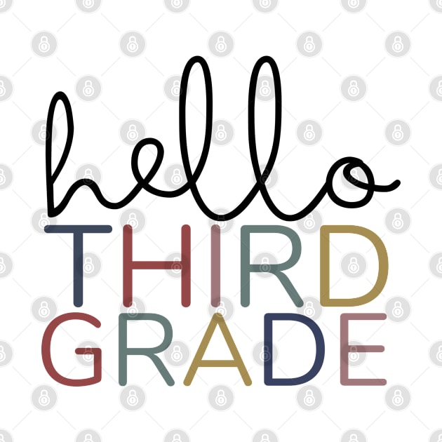 THIRD GRADE HELLO by Myartstor 