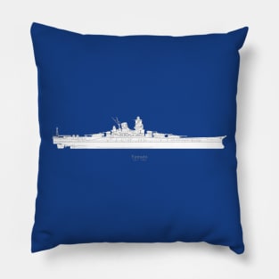 Yamato Battleship of the Imperial Japanese Navy - ABpng Pillow