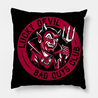 Lucky Devil - Bad Guys Club - Retro Pillow