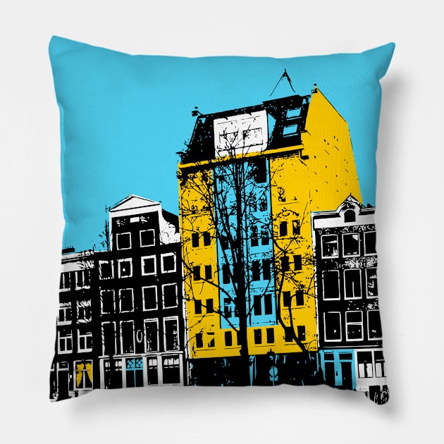 Amsterdam City 2017 Pillow by justlovedesign