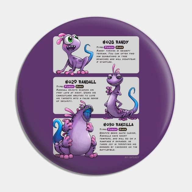 Randall Evolutions Pin by disneyevolutions