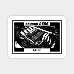 TOYOTA COROLLA AE86 TRUENO ENGINE Magnet