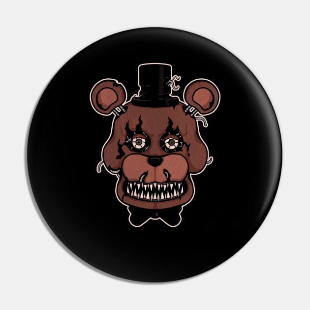 Five Nights at Freddy's - Nightmare Freddy Pin by Kaiserin