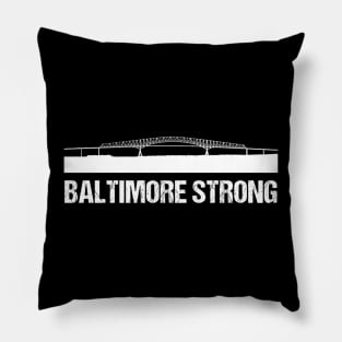 Baltimore Strong Francis Scott Key Bridge Pillow