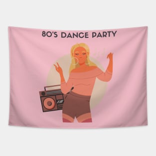 80's Dance Party Tapestry