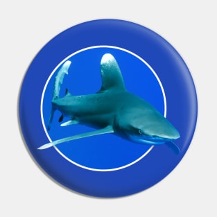 Longimanus shark Pin