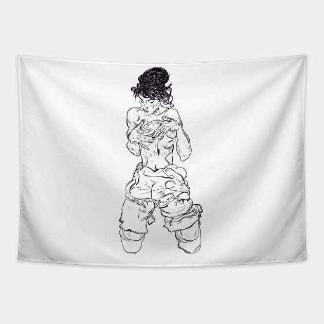 Egon Schiele Tapestry by Antho