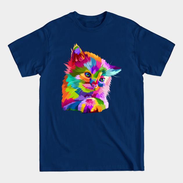 Colorful Cat Kitten Lover - Cat Lover Gifts - T-Shirt