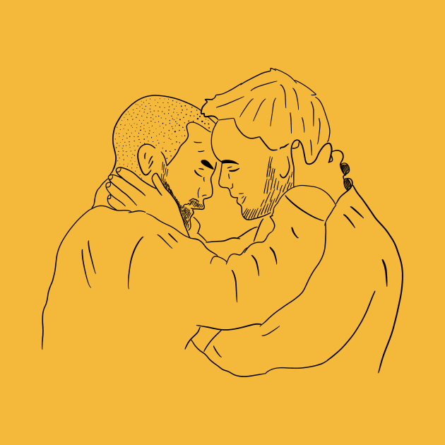 Captain Flint & Thomas Reunion reunion hug by byebyesally