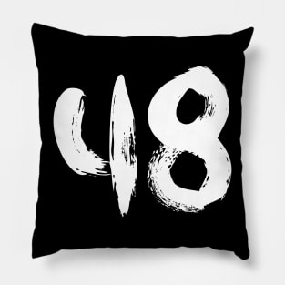 Number 48 Pillow