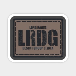 Long Range Desert Group LRDG (distressed) Magnet