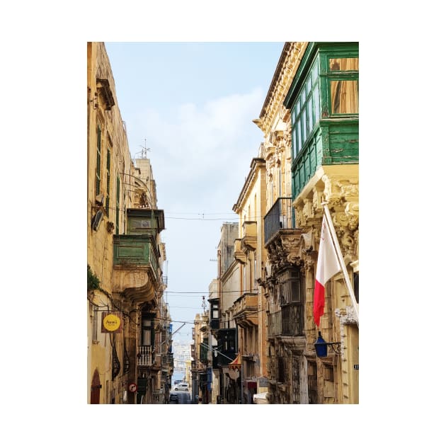 Street view of Valletta Malta by Kate-P-