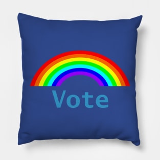 Rainbow Vote Pillow