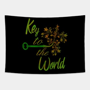 The key to the world is the plant. Tapestry