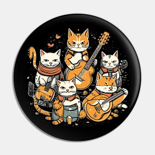 Cats music band Pin