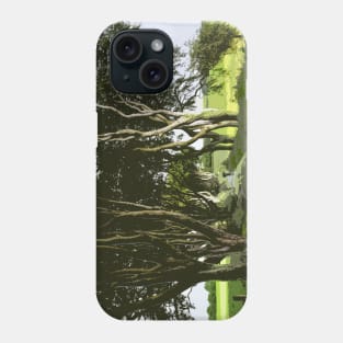 An Irish Country Road in the Rain Phone Case