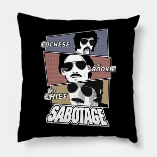 Sabotage Vintage Pillow