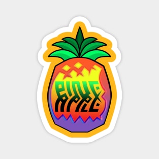 Colorful Pineapple Magnet