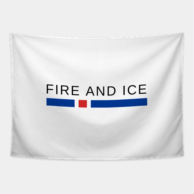 Fire and Ice Iceland Tapestry by icelandtshirts