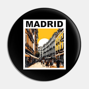 Madrid Street Life Pin