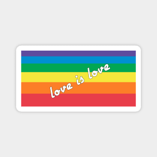 Love is Love Rainbow Magnet