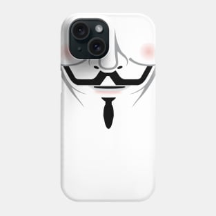 V wears a mask Phone Case