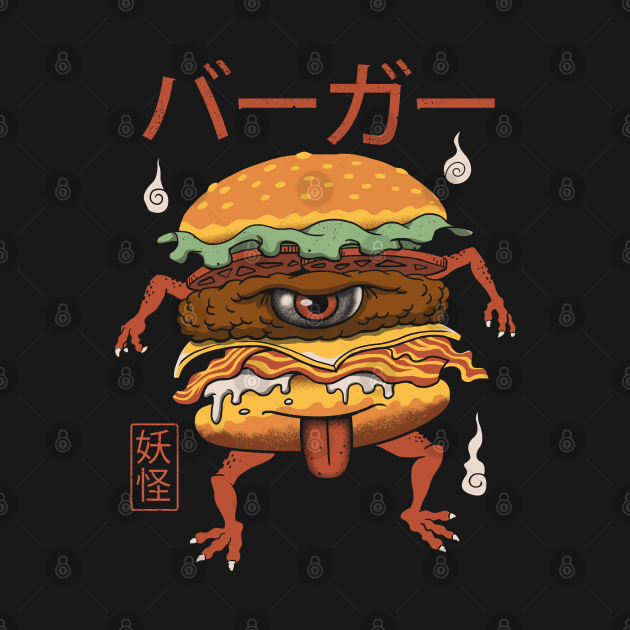 Discover Yokai Burger - Kawaii Food - T-Shirt