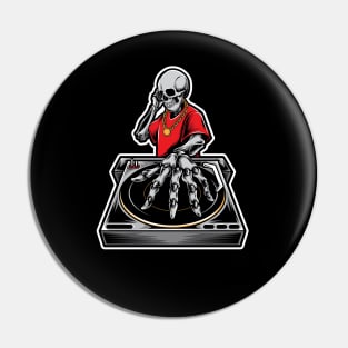 Skull DJ Pin