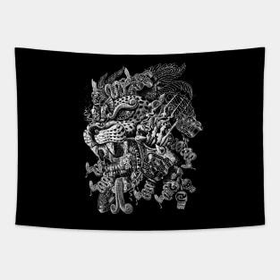 Jaguar Warrior Tapestry