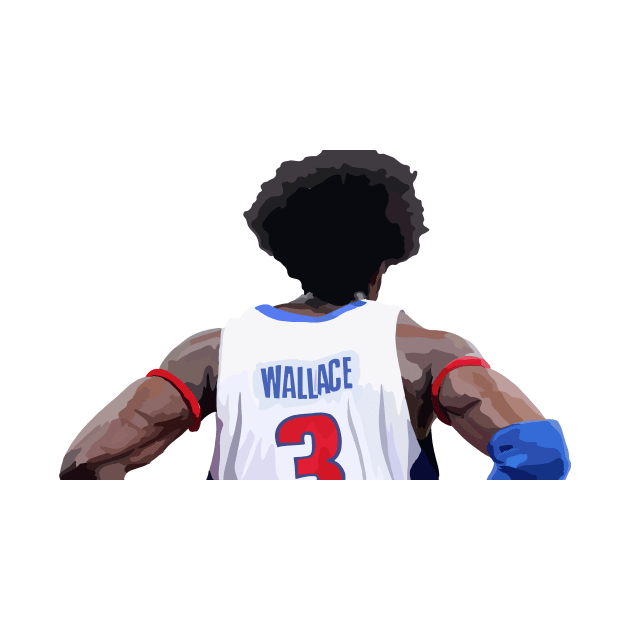 Ben Wallace of the Detroit Pistons by ActualFactual