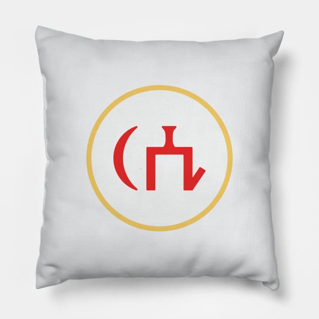 Civilization emblems - Tatars Pillow by Koyaanisqatsian